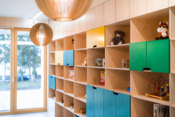 Interiér (Mateřská škola ve Vědomicích, Architip)