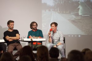 Architekti CZ v Brně, Jen dva z hostů Chobotnici nemusí - Pavel Nalezený a jeho učitelka Alena Šrámková. - foto