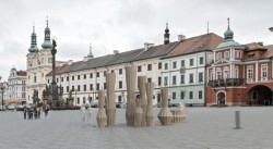 Vizualizace vítězného návrhu na novou kašnu na hradeckém Velkém náměstí 