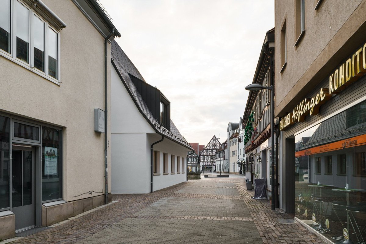 Budova restaurace Das Waldhorn v německém Kirchheim unter Teck, KO/OK Architektur a Studio Berardi