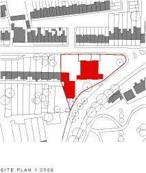 Donaghy + Dimond, základní škola v Inchicore, situace