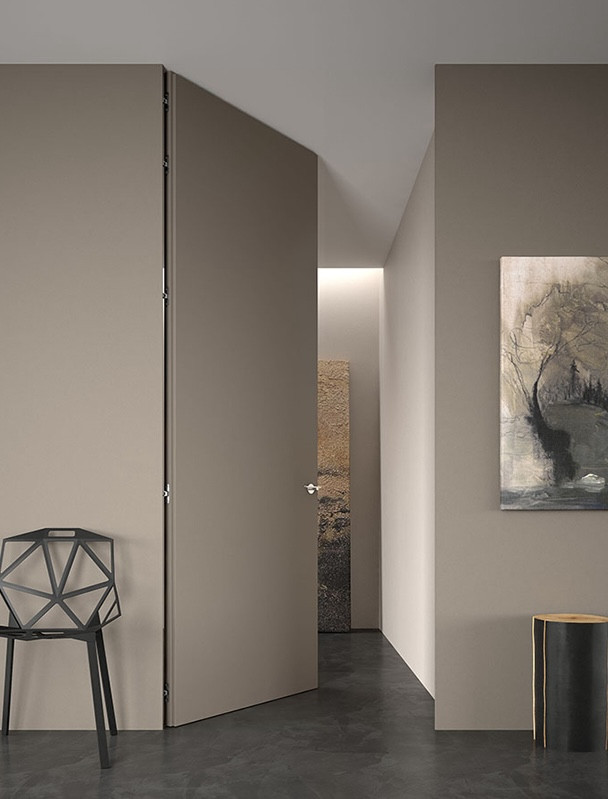 Dveře se skrytou zárubní Dorsis – výběr je možný z téměř nekonečné řady možností povrchů a barev