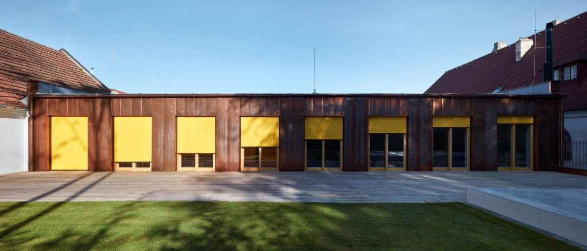 Rekonstrukce a rozšíření Základní školy Vřesovice, Public Atelier, studio FUUZE/ Jiří Markevič, Jaroslav Sedlák