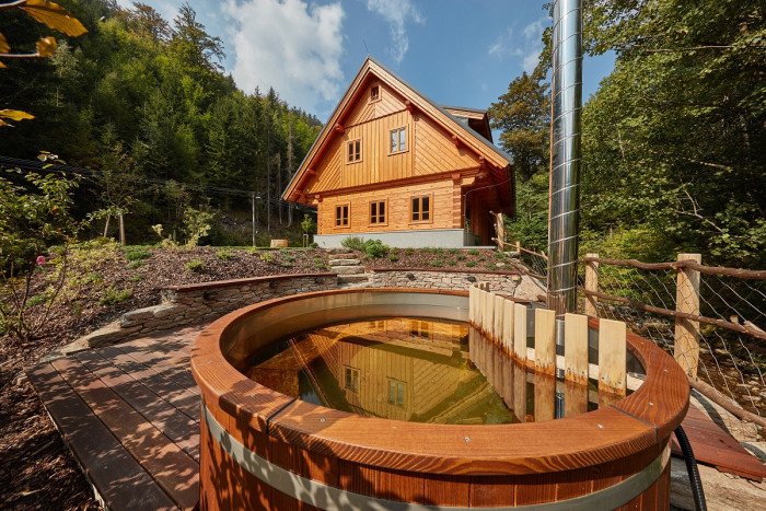 Roubenky ze stromu douglaska.