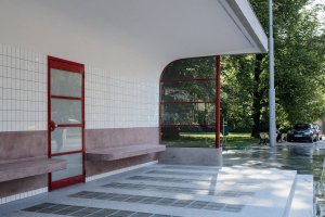 Rekonstrukce funkcionalistické zastávky od architekta Oskara Pořísky, Atelier RAW