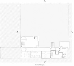 Mlýnica, půdorys suterén, GutGut
