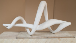 Karel Kronych, sádrový model fontány pro městský bazén v Novém Jičíně, realizované 1975