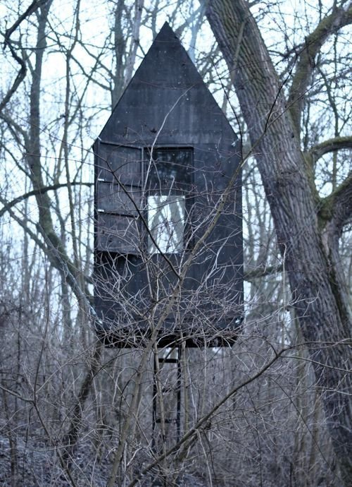 Létající černý dům, H3T architekti, foto