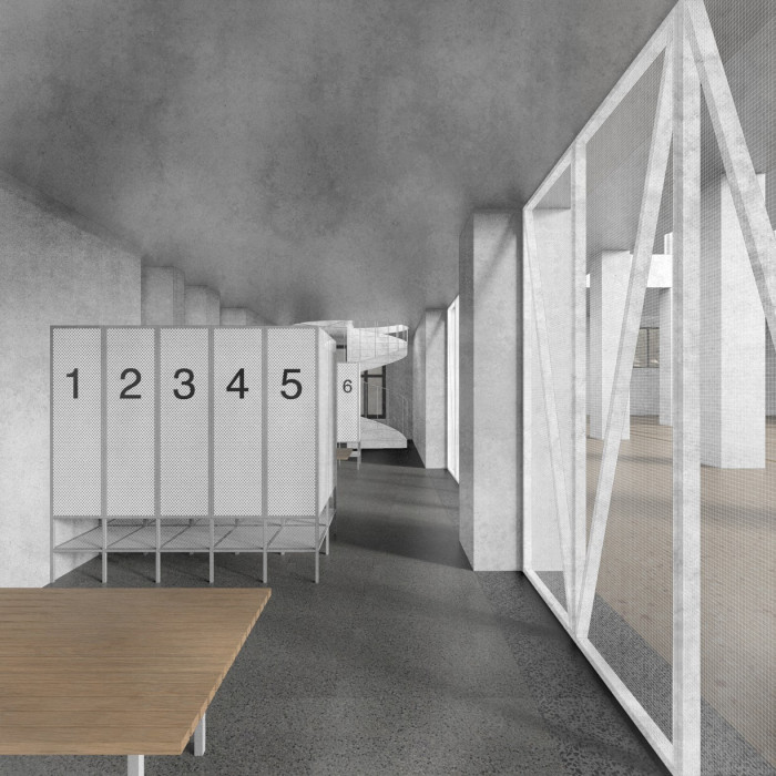 Resuscitace areálu České obce sokolské na Malé Straně, vizualizace, Jakub Herza