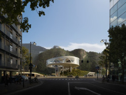 lanovka v Bolzanu na horu Virgl/Virgolo - Snøhetta