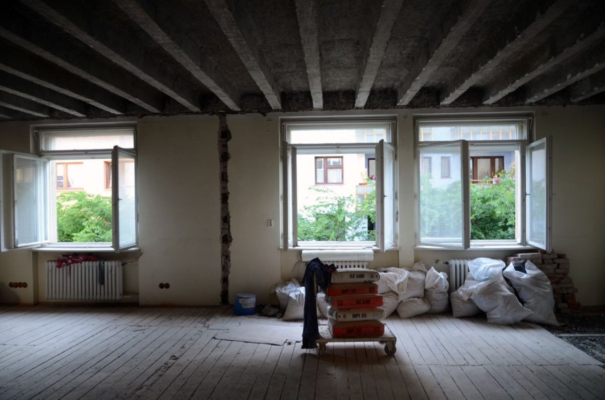 toito architekti, Byt M, průběh rekonstrukce – foto