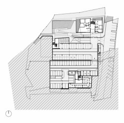 Zahradné vily, půdorys 1pp, Vavrica architekti