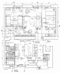 toito architekti, Byt M, půdorys – foto