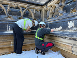 Pokračují opravy katedrály sv. Víta, Václava a Vojtěcha. 