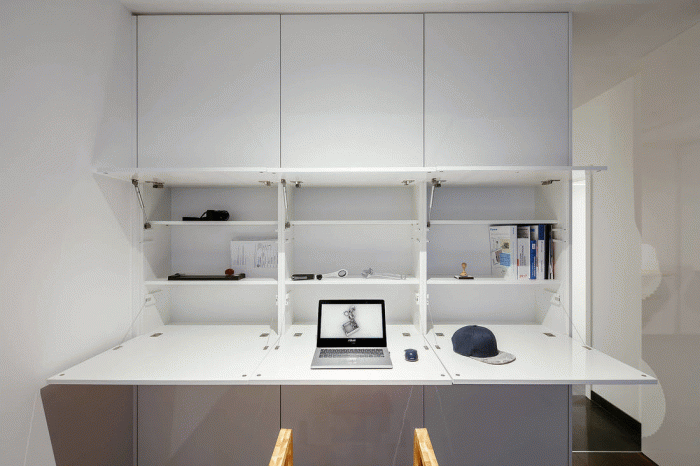 Interiér bytu v Letňanech za využití parametrického designu, Archistroj