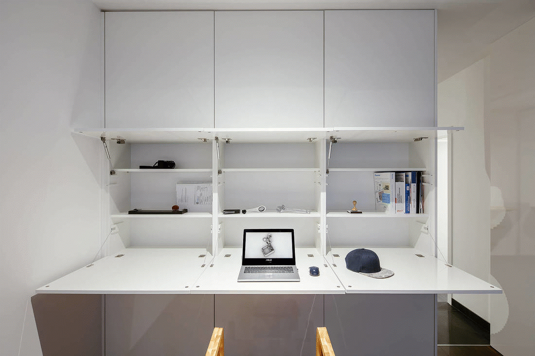 Interiér bytu v Letňanech za využití parametrického designu, Archistroj