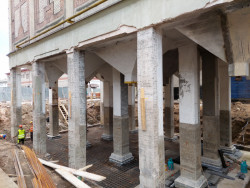 Adaptace obilného sila pro Nadaci Automatické mlýny od studia Prokš Přikryl architekti - fotografie ze stavby