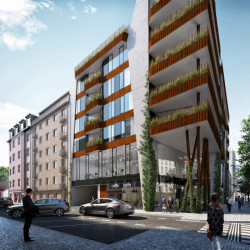 Polyfunkční dům Komunardů 35 v pražských Holešovicích, FIALA+NEMEC/ Stanislav Fiala.