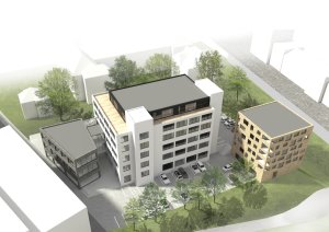 Bytový dům Corso Beroun, vizualizace, ov-a