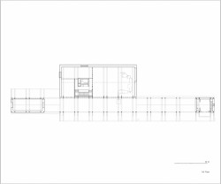 Mimarlar ve Han Tümertekin, lisovna organického oleje v Angelu, půdorys 2.NP, výkres