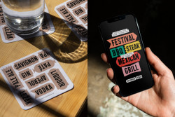 Aplikace vizuální identity Holešovické tržnice (merch, sociální sítě)