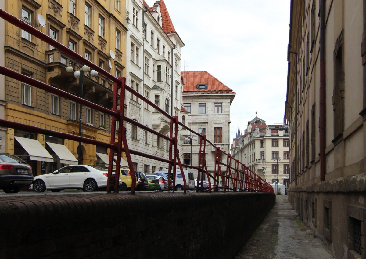 Platnéřská ulice v centru Prahy - dnešní stav.