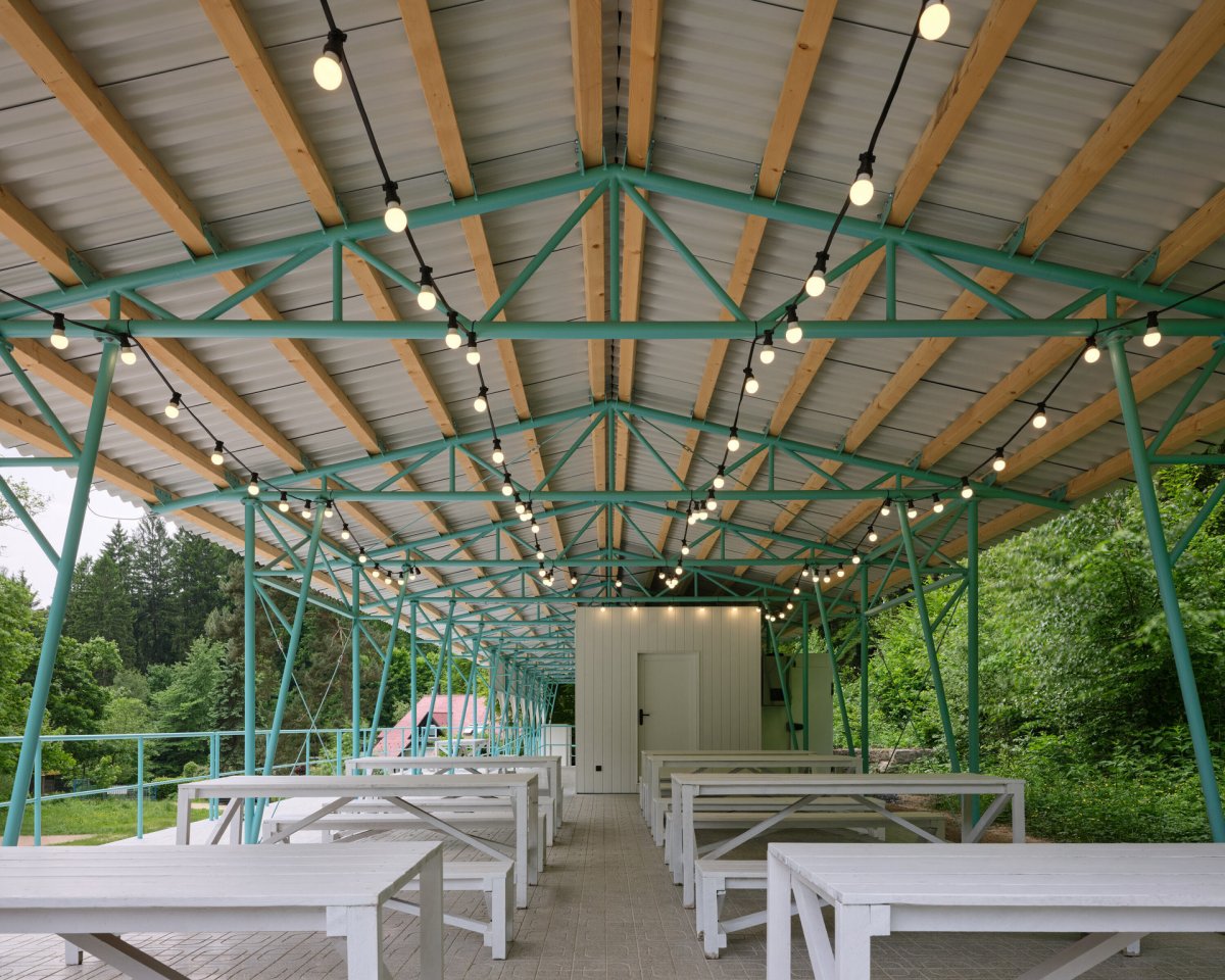 Zázemí Lesního koupaliště, Mjölk architekti, Marie Vondráková