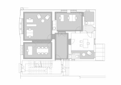 Villa Kovács, půdorys 1NP, Jaro Krobot, Ivo Flimmel