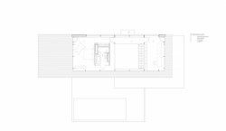 Vila v Lotyšsku, půdorys první patro, OUTOFBOX architecture