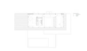 Vila v Lotyšsku, půdorys první patro, OUTOFBOX architecture