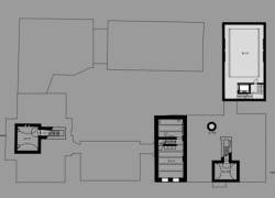 Sídlo firmy Lasvit, ov – a, ov architekti, půdorys 1PP
