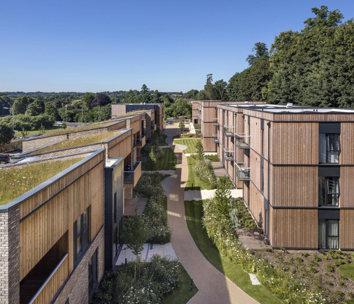 Stockwool Architects, obytný soubor Clock House Gardens, foto