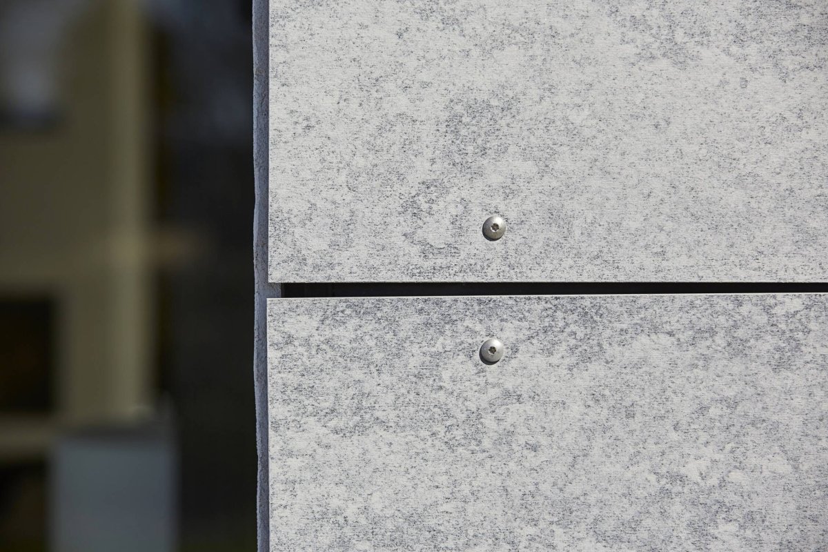 Detail Swisspearl Patina NXT (House Thyboe v Aalborgu v Dánsku)