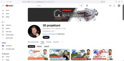 Nepřehlédněte! YouTube kanál 3D projektant naleznete na adrese: https://www.youtube.com/c/3Dprojektant