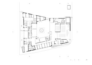 OOPEAA Office for Peripheral Architecture, měděná kaple v Suvela, půdorys