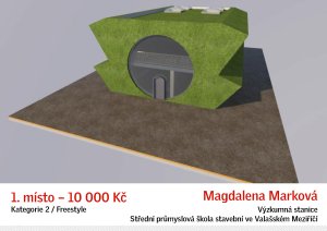 1. cena v kategorii freestyle, Magdalena Marková.