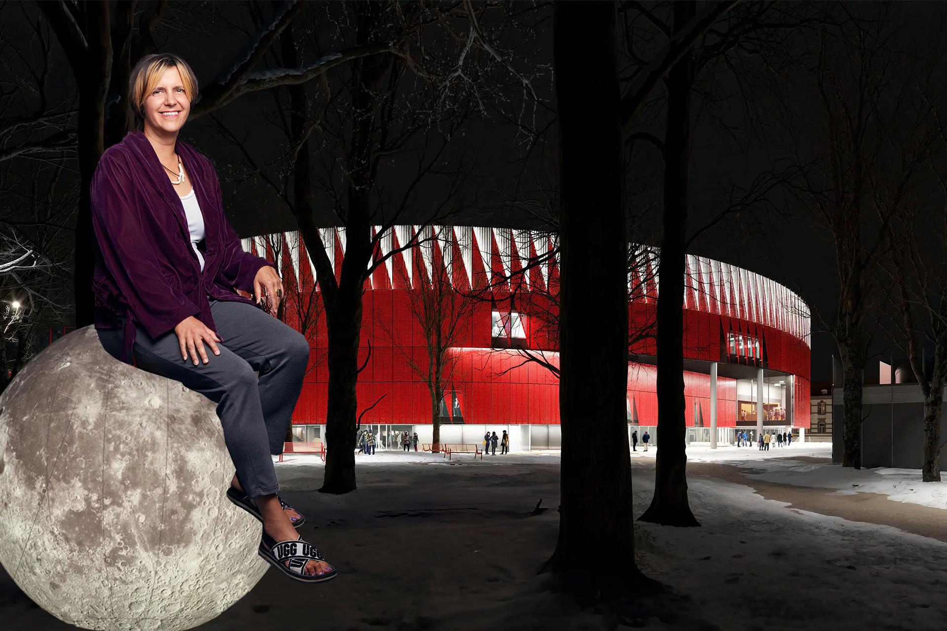 Nová scéna před rekonstrukcí - rozlučte se sálem od Pragera. A adoptujte kus stadionu v Jihlavě.