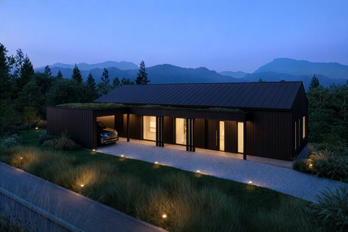 Realizace Hillside - sedlová střecha