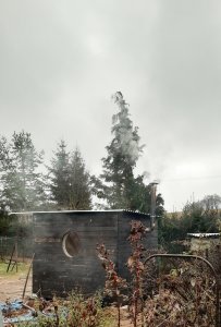 Sauna od Šimona Semeráka (studio TAMTI architekti)