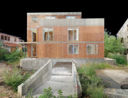 Mračno bodů pořízené ve fázi po dokončení hrubé stavby