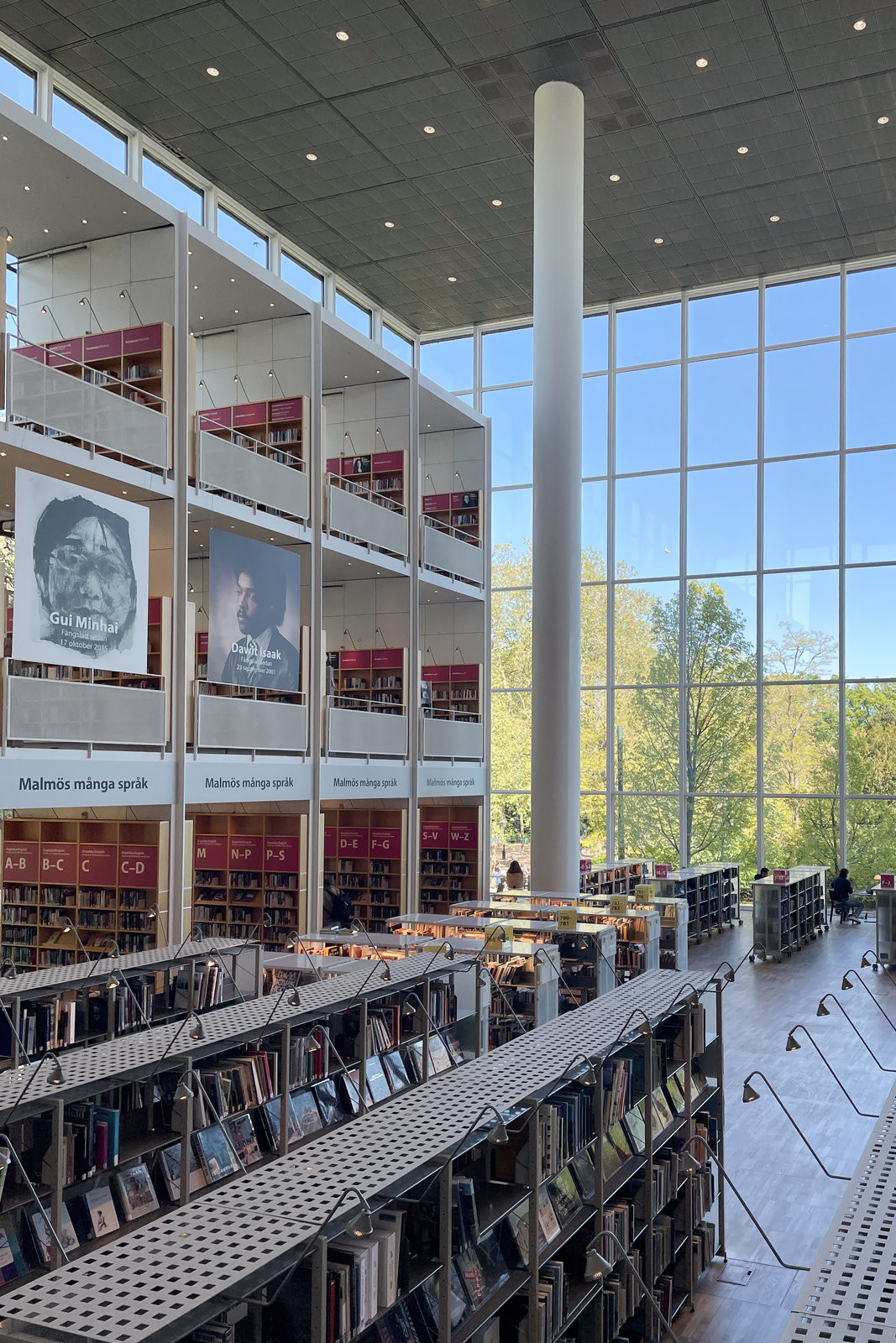 Přístavba městské knihovny v Malmö, Hennig Larsen, 1997