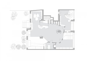 Rekonstrukce mezinárodních jeslí Malvína, No Architects / Jakub Filip Novák, Daniela Baráčková, půdorys návrh