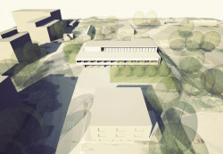 Pavilon rehabilitace Nemocnice Rudolfa a Stefanie Benešov, STA, projektový ateliér - vizualizace