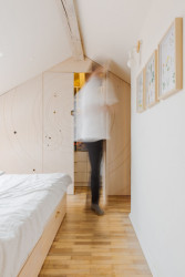 Vršovické podkroví, Mooza architecture / Klára Kuncová (Císařovská)