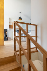 Interiér mezonetového bytu, studio AEIOU