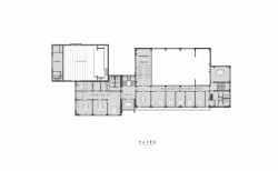 Radnice a kulturní dům Chlumec, Ondřej Tuček, Viktor Tuček - půdorys 2.NP