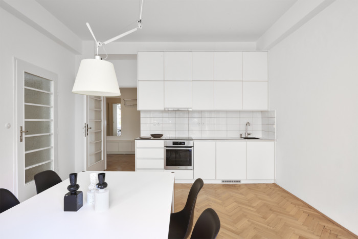 Byt Vinohrady I, 0,5 Studio/ MgA. Pavel Nový, MgA. Vít Svoboda