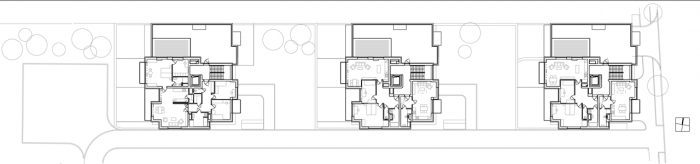 Atelier RAW, Bytový komplex Kadetka, půdorys 5. NP - foto