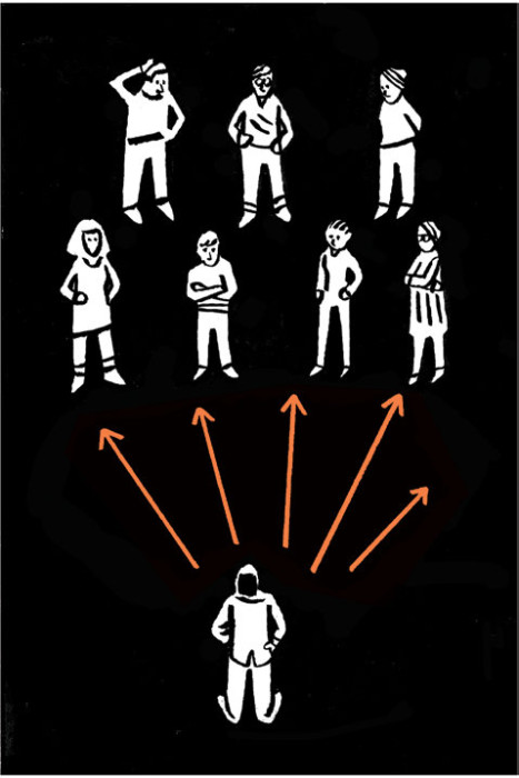 Ilustrace Alexeye Klyuykova pro Kampus Hybernská