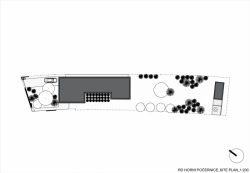 Ateliér Kunc Architects, RD Horní Počernice, situace - foto